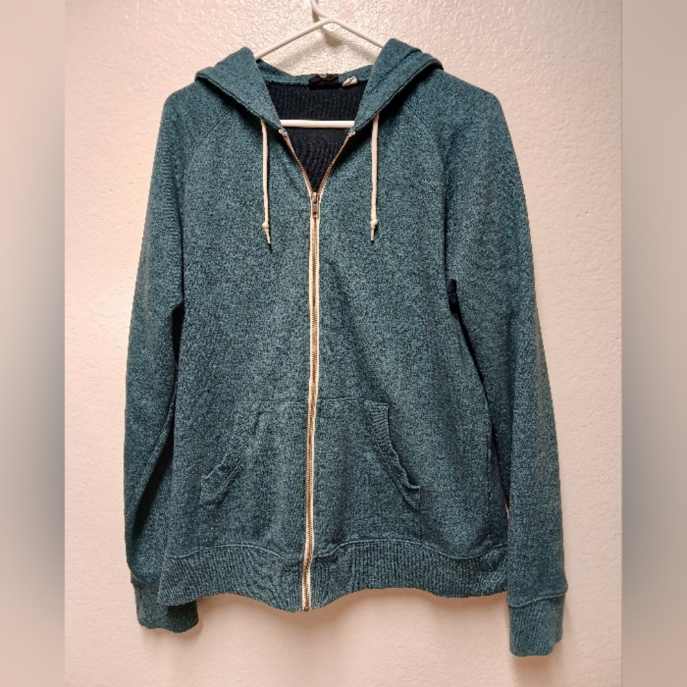 BDG Brand Long Sleeve Zippered Hoodie Size Large